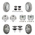 thumbnail image 1 of Transit Auto Front Rear Disc Brake Caliper Coated Rotors and Ceramic Pads Kit (10Pc) for Car BMW 528i xDrive Without Performance Brakes with 330mm Diameter Rotor KCG-100985C, 1 of 11