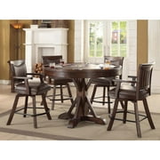 ECI Furniture Complete Gettysburg Round Pub Game Table
