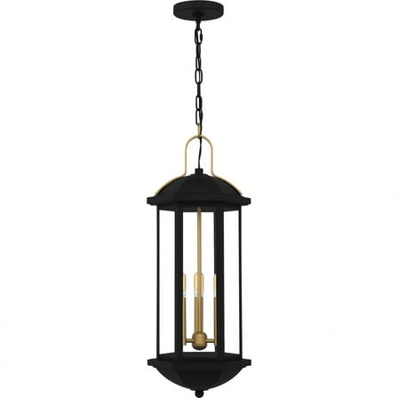 CFD1510MBK Quoizel Lighting Crestfield - 3 Light Mini Pendant-26.5 Inch Tall and 10 Inch Wide