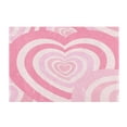 thumbnail image 2 of IAUYY 24x20 Inch Bath Mat Thick Soft Plush Shower Mat TPR Backing Material Non Slip Bath Mats for Bathroom for Tub Shower Hotel Delicate Pastel-colored Heart, 2 of 9
