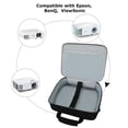 thumbnail image 4 of Maletín de transporte para proyectores Doksmeria con almacenamiento de accesorios, 4 of 7