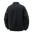 thumbnail image 4 of Yiliang Mens Tactical Jacket Aviator Bomber Jacket Casual Fall and Winter Water Resistant Outwear Coat,Black,S, 4 of 6