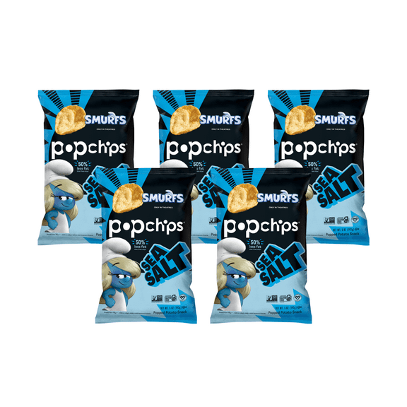 Popchips Sea Salt Potato Chips, 5 oz (Pack - 5)