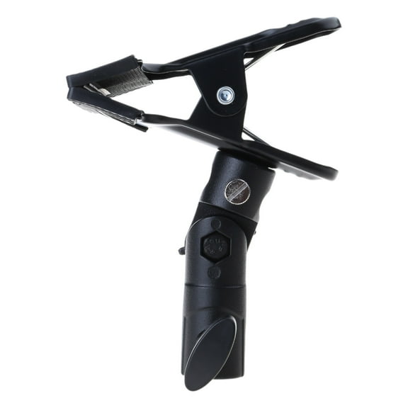CIYISON Heavy Duty Metal Clamp Holder Reflector Metal Clip Mount 1/4 "to 3/8" Light Stand Mounting for Flash LED Light Umbrella Bracket