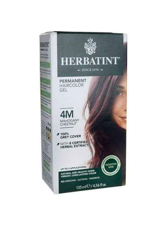 Herbatint Permanent Haircolor Gel 4M Mahogany Chestnut 1 Box