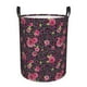 thumbnail image 1 of Balery Rose Mix Leopard 2 Cesta de ropa redonda con asas, impermeable, independiente, para ropa, juguetes, dormitorio y familia-Small, 1 of 6