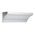 thumbnail image 3 of Lámpara de aplique con sensor de luz de pared LED con energía solar para pasillo de jardín Blanco cálido medio, 3 of 8