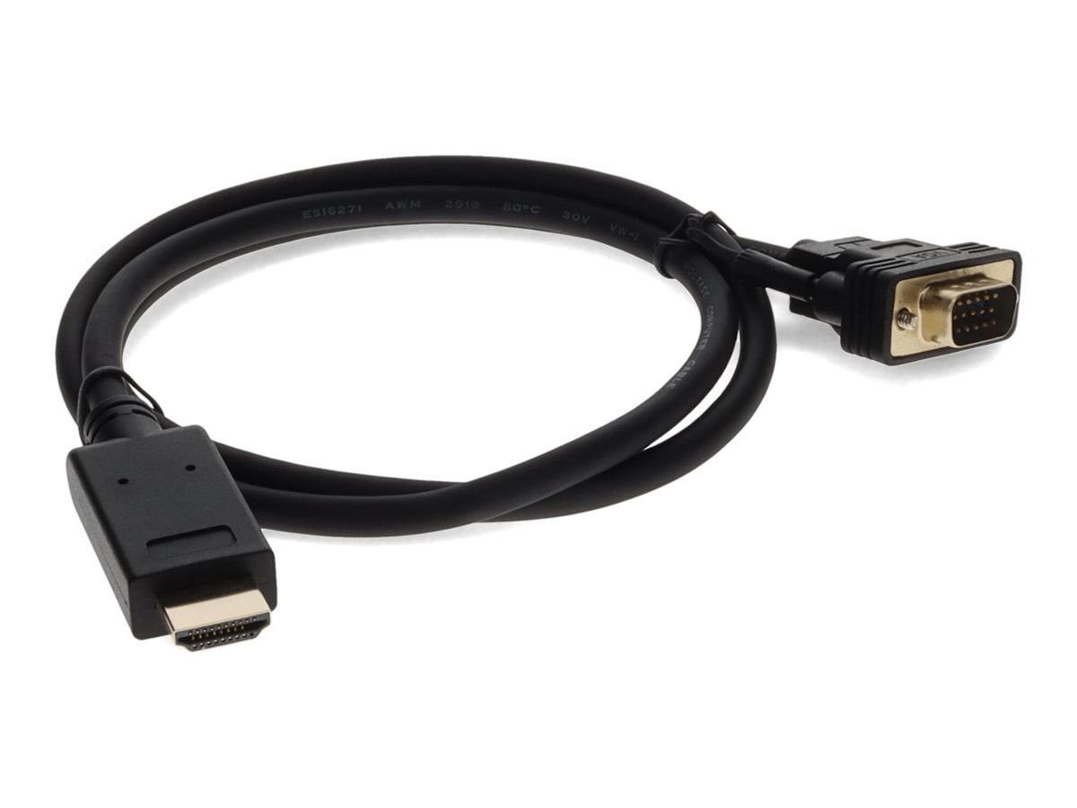 AddOn 6ft HDMI 1.3 to VGA Cable Black HDMI2VGAMM6