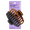 Black & Tortoise, variant on Gimme Beauty Classic Claw Cip For Thick Hair Twists & Buns - Black & Tortoise - 2 Count