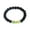 Black And Green, variant on Antique Silver Plated Bracelet Adjustable Size 8Mm No Clasp Chakra L534