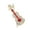 REDC, variant on Luxurious Violin Studded Brooch Pin Collar Jewelry for Music Lover Formal Music Event Clothing Accessories Lapel Pin