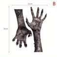 thumbnail image 1 of 1pc, Scary Ghost Hand Wall Sticker - 3D View, Removable, Self-Adhesive PVC Decal for Halloween Decor, 1 of 4