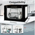thumbnail image 4 of 3D Printer Enclosure for Bambu Lab A1 Combo,Large Size Fireproof&Dustproof Enclosure,Noise Reduction,Constant Temperature Control 3D Printer Cover wit, 4 of 9