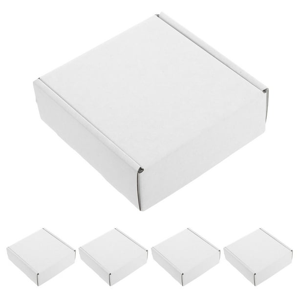 5 cajas de envío pequeñas para pequeñas empresas, cajas de cartón y papel kraft, cajas de embalaje para envíos y embalajes