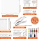 thumbnail image 2 of Kit de de 171 Láminas de Plástico Retráctil, con Kit para Hacer Llaveros, Borlas y Perforadoras., 2 of 5