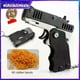 thumbnail image 3 of Foldable Mini Toy Pistol Set with 60 Elastic Bands for Kids, Ideal for Creative Play and Outdoor Fun, 3 of 5
