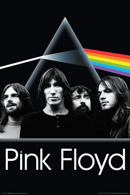 Pink Floyd Dark Side Of The Moon Colorful Paint Drips 24 x 36 Poster 