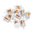 thumbnail image 2 of Fuel Filters Fuel Filter Set Small Engine Fuel Filters Mower Fuel Filters Mower Accessory 10pcs 1/4inch Plastic Inline Mini Small Engine Fuel Gas Filters For Lawnmower, 2 of 8