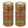 thumbnail image 1 of Unique Bargains 55 Yards 150D/1mm Leather Sewing Polyester Waxed Thread (Colorful, 2 Pack), 1 of 6