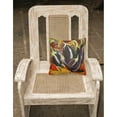 thumbnail image 2 of Carolines Treasures JMK1260PW1414 Eggplant Canvas Fabric Decorative Pillow  14Hx14W multicolor, 2 of 4