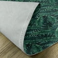 thumbnail image 5 of Ambesonne Palm Leaf Place Mats Set of 4, Fresh Hawaii Summer, Standard Size, Dark Green Black, 5 of 6