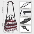 thumbnail image 2 of Honeii Buffalo Plaid Forest Print Lunch Box,Insulated Lunch Bag,Lunch Tote Bags,Leakproof Cooler Lunch Case for Travel Work Picnic, 2 of 7