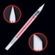 thumbnail image 4 of Jumpingount Recién llegado, bolígrafo de escultura de Arte de uñas de silicona de cabezas, mango acrílico de diamantes de imitación para Juegos de manicura rojo, 4 of 5