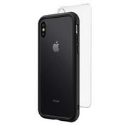 Mod NX Modular Case with Frame, Button, Rim, Clear Back Plate for iPhone XS Max, Black