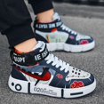thumbnail image 1 of New animation Naruto print youth leisure sports non-slip wear resistant shoes for young adults small white shoes gift43 Gao Jinjia LED, 1 of 2