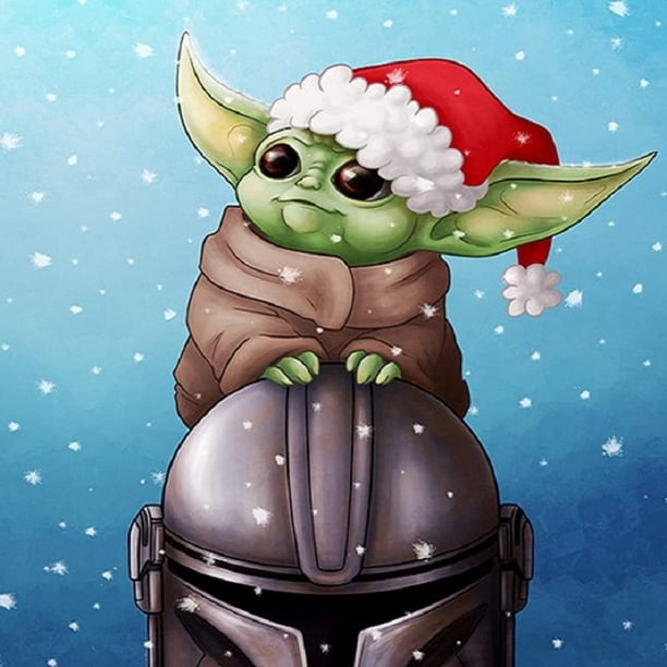 Cuadros Decorativos 5D DIY Diamond Painting Kits Full Round Drill Christmas Yoda Mosaic (sz1883) Ndcxsfigh Nuevos Originales