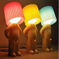 thumbnail image 1 of Lámpara creativa, lámpara de noche pequeña para niño travieso y tímido, decoración del hogar, enchufe europeo, 1 of 3