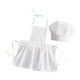 thumbnail image 4 of Delantal para bebé, 2 piezas, gorro para recién nacido, delantal, disfraz para bebé infantil Chica Zulema Traje de cocina, 4 of 5