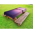 thumbnail image 1 of Lake Outdoor Tablecloth, Calm Lake After Sun Disappeared with Hazy Evening Skyline Tranquil Nature Inspired Print, Decorative Washable Fabric Picnic Table Cloth, 58 X 84 Inches,Purple, by Ambesonne, 1 of 2