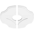 thumbnail image 2 of 20"OD x 5"ID x 7"C x 1"P Percival Architectural Grade PVC Contemporary Ceiling Medallion, Two Piece, 2 of 11
