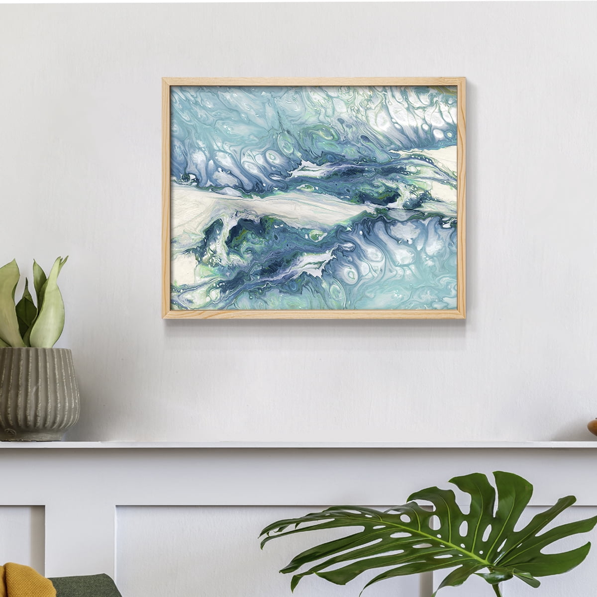 Marble Montage by Carol Robinson - Restickable Framed Giclée Print