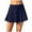 A-Navy1208, variant on Women's Flared Skort Flowy Fit Above Knee High Waist Bottoms Breathable Athletic Active Skorts