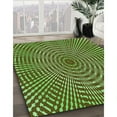 thumbnail image 2 of Ahgly Company Indoor Square Patterned Pea Green Area Rugs, 7' Square, 2 of 6