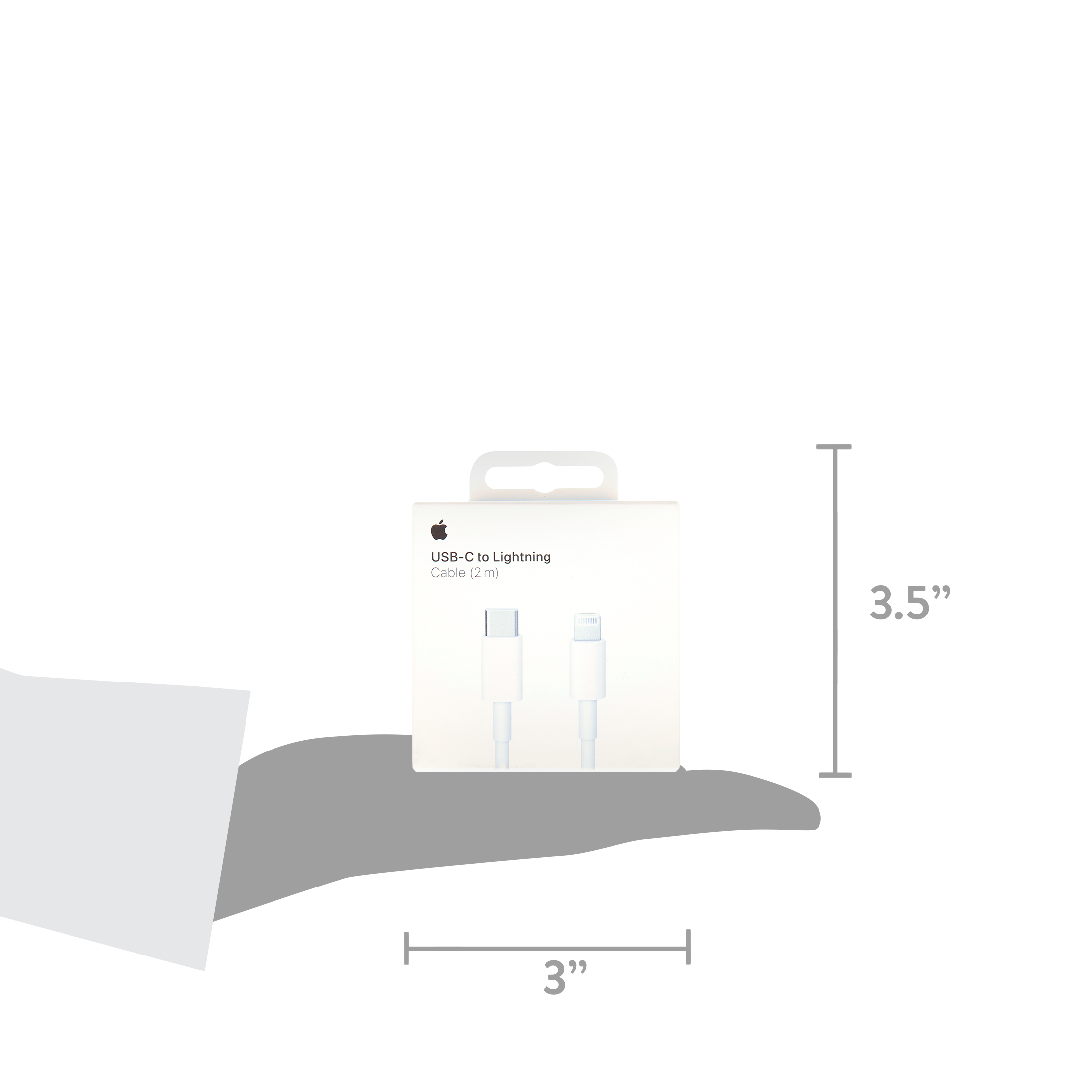 Apple USB-C to Lightning Cable, White photo 5