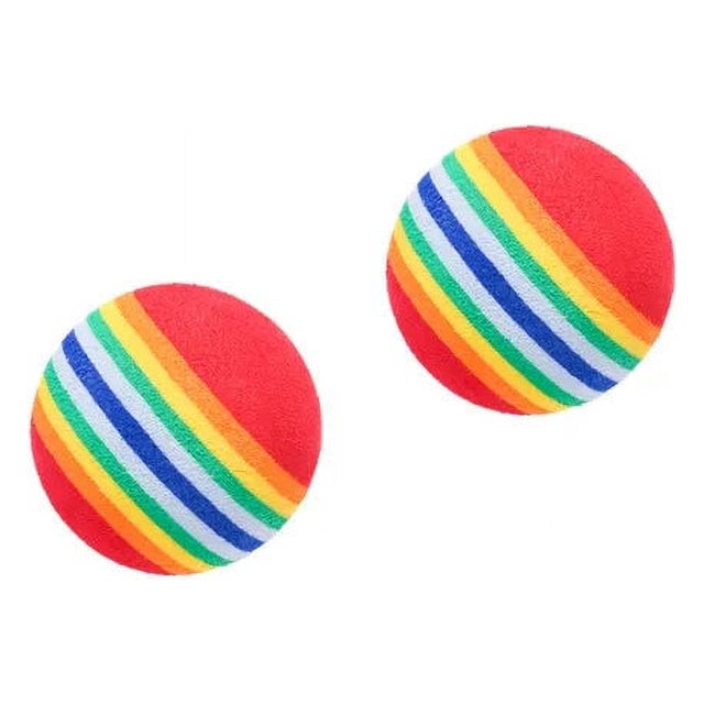 Rainbow EVA Cat Toys: Interactive and Engaging Pet Supplies for Playful Cats ShopWise Round