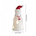 thumbnail image 3 of Feledorashia Lighted Ceramic Figurine, Christmas Tabletop Decoration, Holiday Character Accent for Mantels Shelves and Windowsills, Ceramic Construction with LED Light Details and Stable Base, 3 of 6