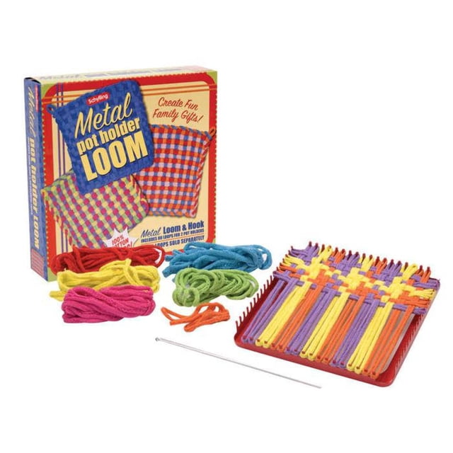 Kit de telares Schylling Metal Classic con 80 bucles