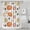 fall003, variant on Autumn Leaves Harvest Thanksgiving Shower Curtain for Bathroom with Hooks and Weighted Hem, Polyester Fall Pumpkins Maple Waterproof Bath Curtains Hotel Style - Machine Washable,72x72in