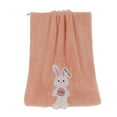 thumbnail image 2 of Btomtd Easter Bunny Washcloth for Household, Thickened Absorbent Face Towel and Hand Towel, Bathroom Towels for Spring, 1-Pack, Size 30" x 14", Pink, 2 of 7