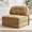 Orangish Camel, variant on Foldable Sofa Bed in A Box,Portbale Compressed Chair Bed,Corduroy Convertible Twin Sleeper Chair,Full Foam Fold Out Chaise Lounge for Living Room,Bedroom,Apartment (Grey)