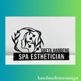 thumbnail image 2 of Handmadetneonsign Esthetician Metal Nameplate, Spa Esthetician Therapist Desk Nameplate, Desk Name Plate Decor 47289, 2 of 4