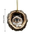 thumbnail image 2 of Tree Animal Pendant Acrylic Hanging for Home Seasonal Wall Art Unique Ornament Modern Interior Design, 2 of 4