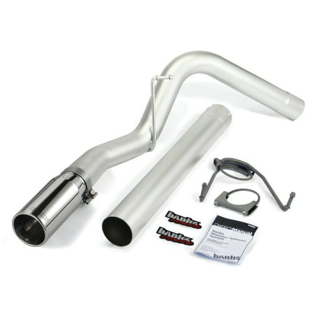 Sb Single Exhaust - Banks Power 07-12 Dodge 6.7L SCLB-Mega Cab-SB Monster Exhaust Sys - SS Single Exhaust w/ Chrome Tip