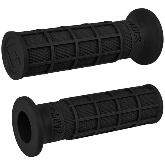 Odi Single Ply Waffle Grips Vtwin Black V02FWB