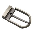 thumbnail image 2 of Milageto Alloy Belt Buckle Classic Single Prong Mens Belt Accessories Pin Belt Buckle, 2 of 8