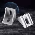 thumbnail image 4 of Support d'Angle en Alliage d'Aluminium Angle Droit en Forme de L 40x40mmx35mm 5 Pcs, 4 of 5